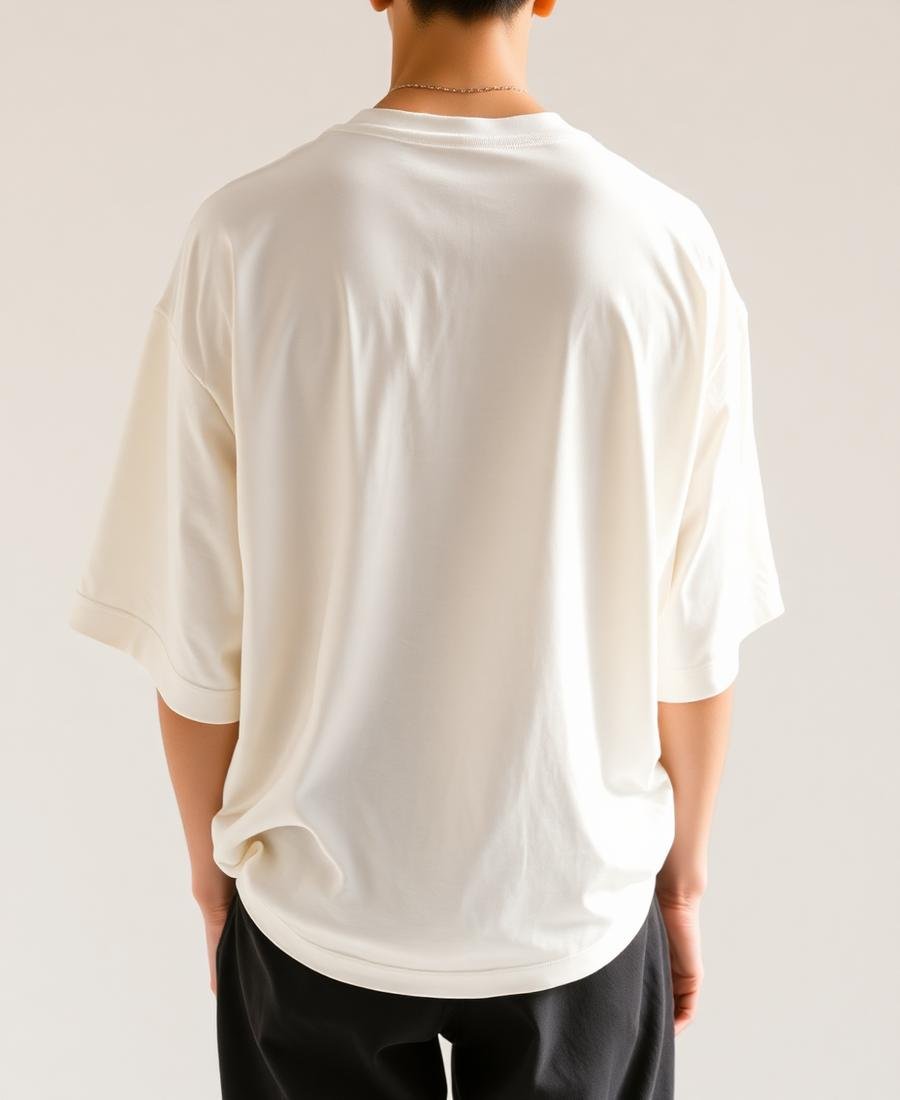 Essential Oversized Tee — Ivory